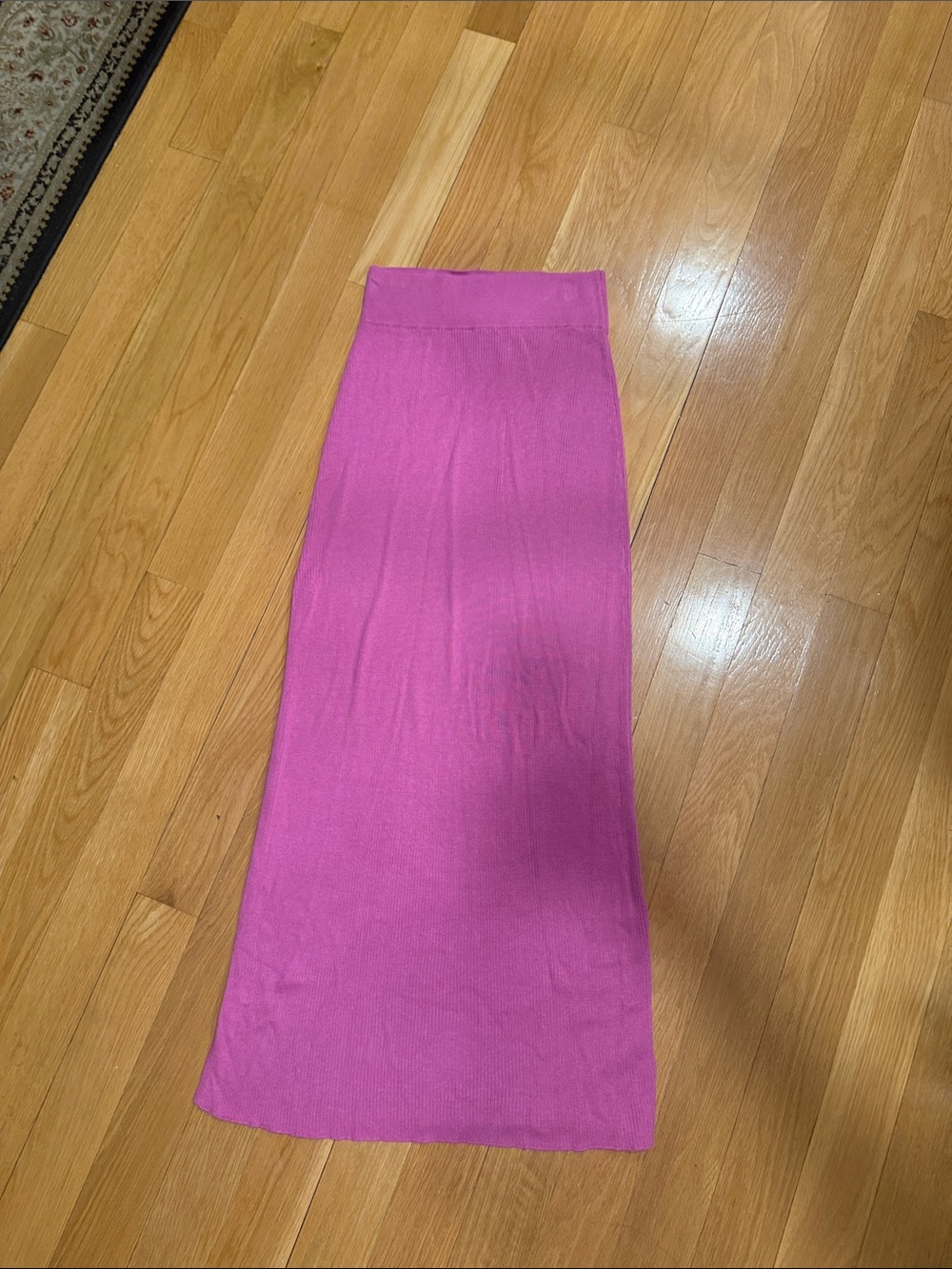 Free People Hot Pink Maxi Knit Skirt